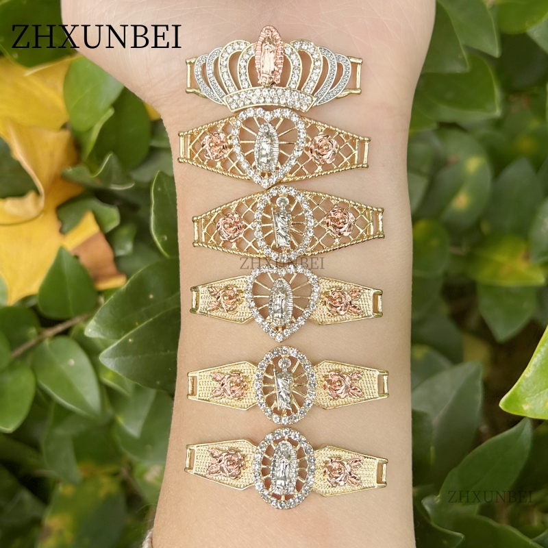 Women Juda Accessories - Cute Virgencita Bracelet Charms Gold Plated