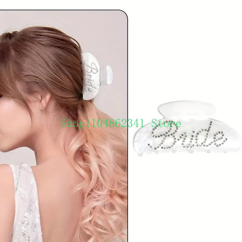 Women Accessories Description - 652F Dazzling Crystal Bridal Hair Claw
