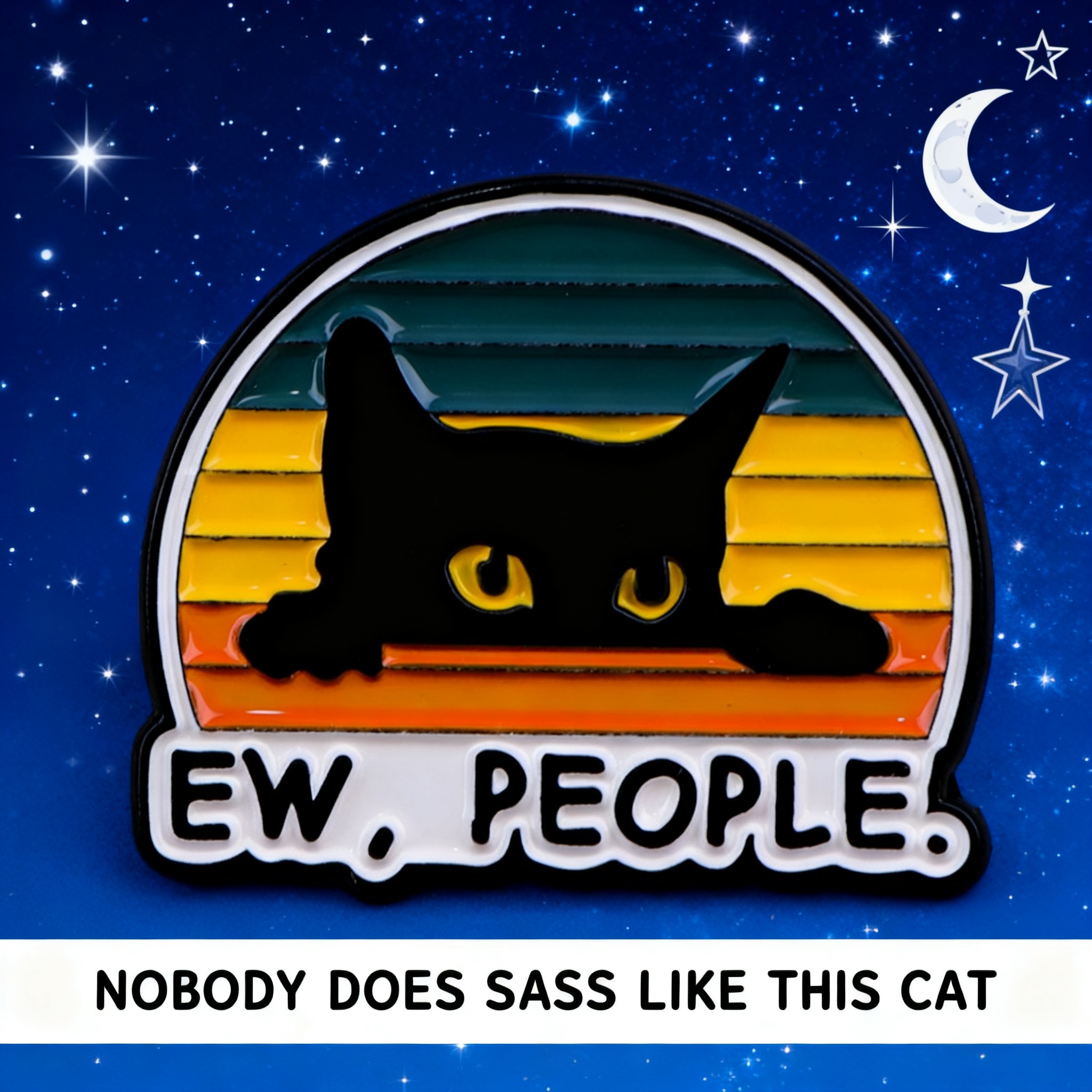 Women Accessories Picture - EW PEOPLE Enamel Pin Funny Sarcastic
