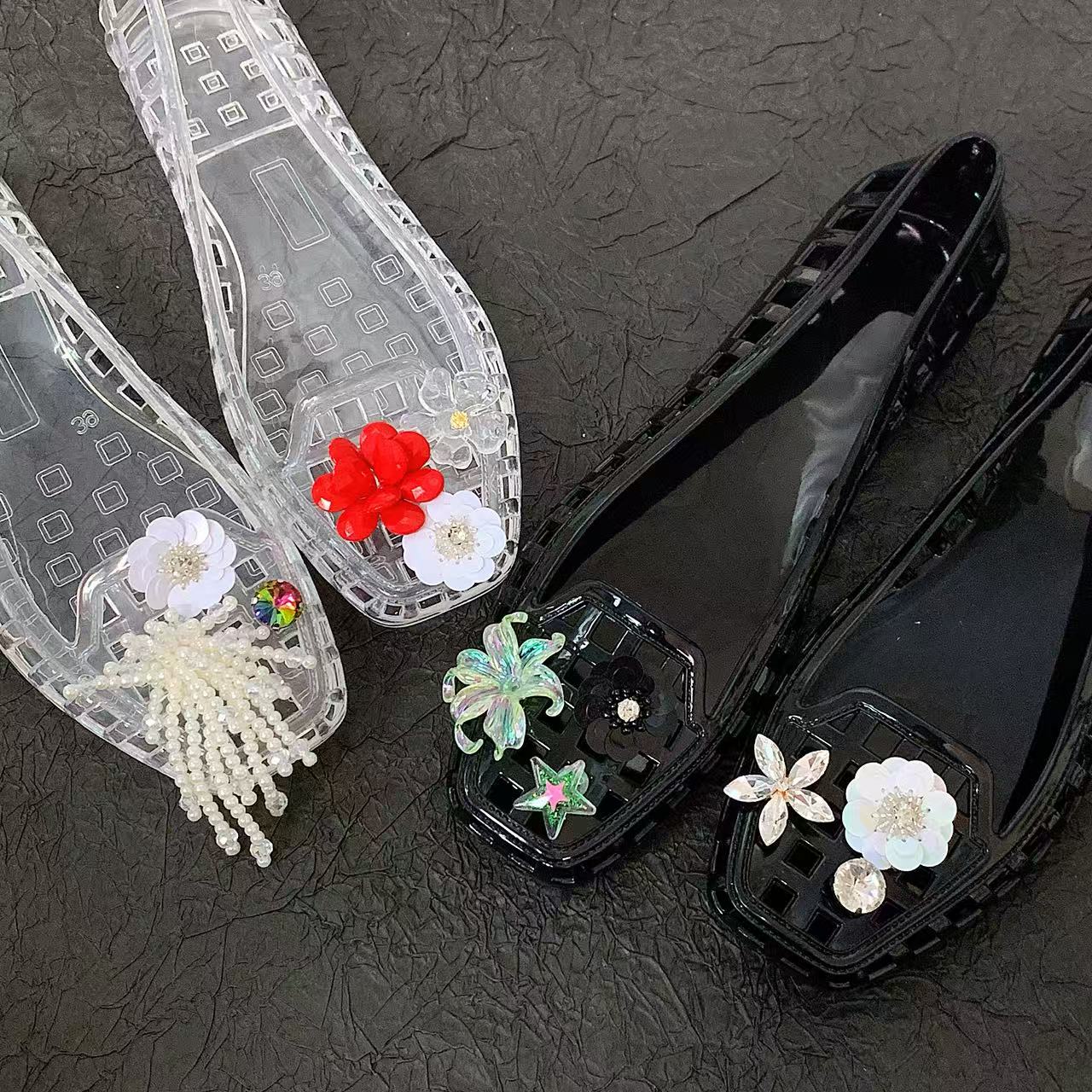Women Accessories Products - Jelly Crystal Shoes for Women, Summer