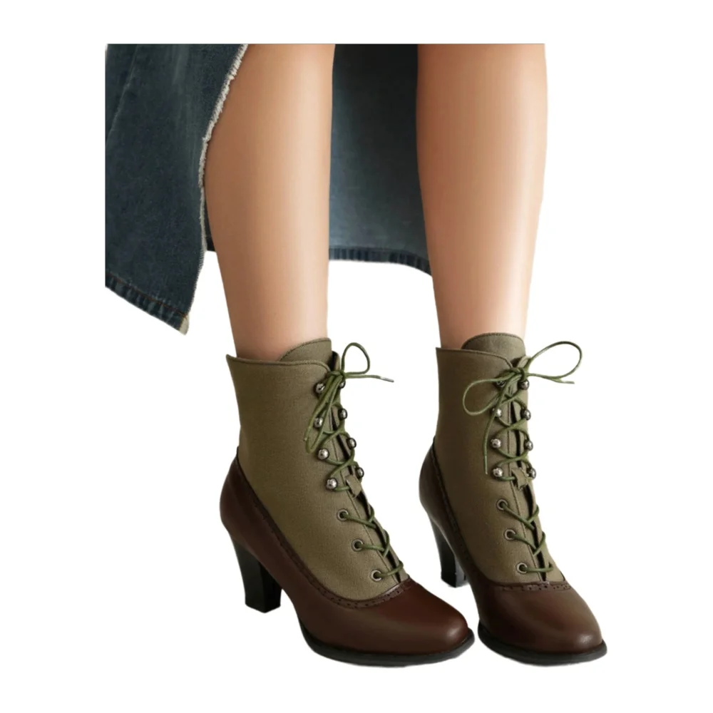 Women'S Vintage Accessories - Women High Heels Marie Antoinette shoes