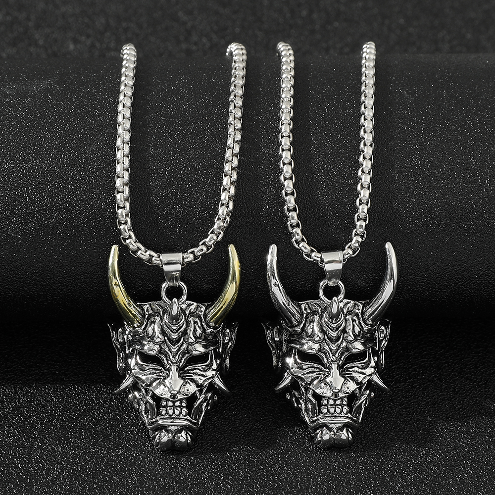 Women Accessories Products - Handsome Rascal Ghost Mask Pendant Necklace