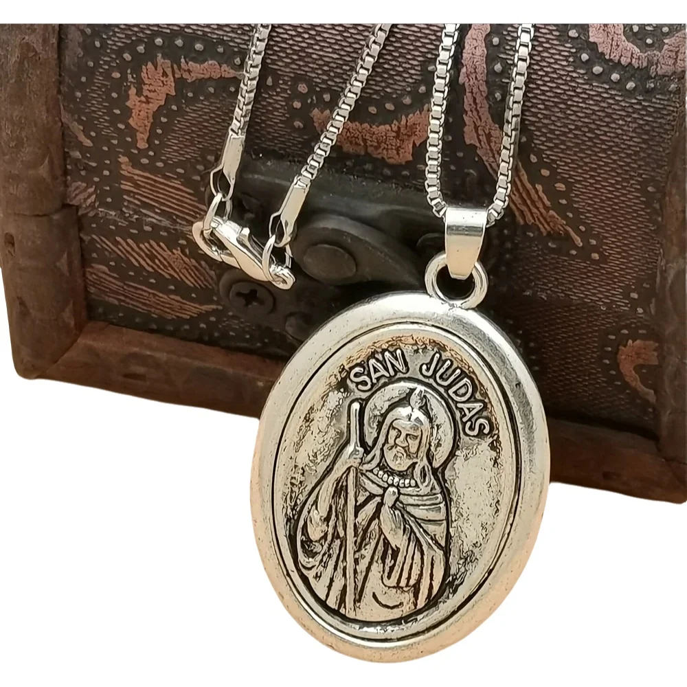 1Pc San Judas Tadeo Ruega Por  - Women Juda Accessories ulasan dan harga