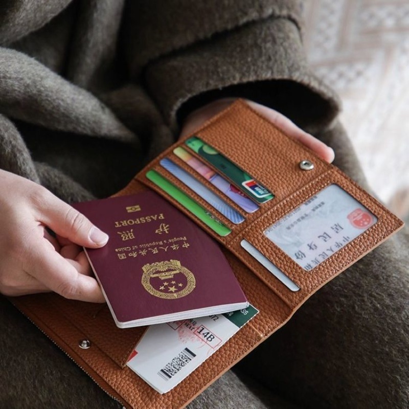 Leather Passport Holder Covers - Women'S Accessories Wallet ulasan dan harga
