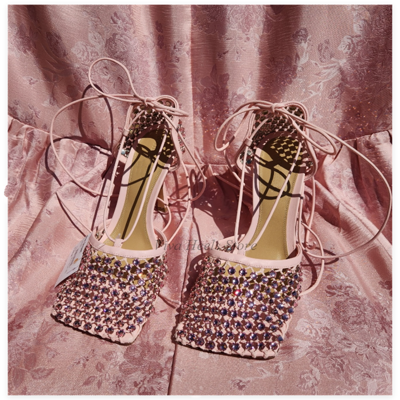 Square Toe Mesh Dimaond Lace u - Women'S Accessories Trends 2025 ulasan dan harga