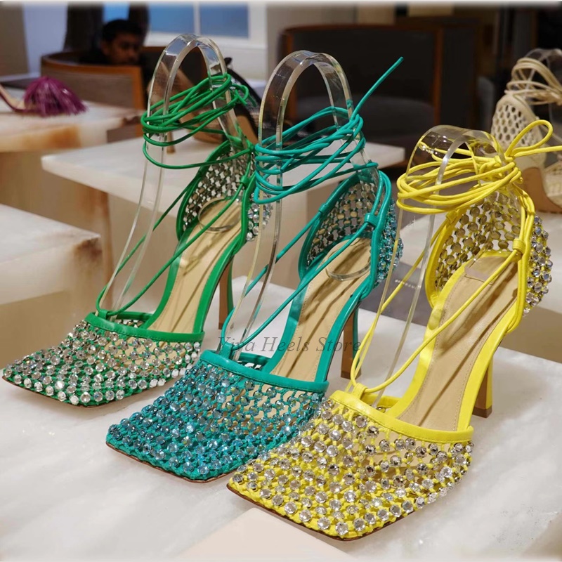 Square Toe Mesh Dimaond Lace u - Women'S Accessories Trends 2025 ulasan dan harga