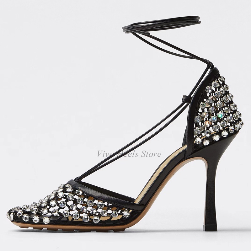 Square Toe Mesh Dimaond Lace u - Women'S Accessories Trends 2025 ulasan dan harga