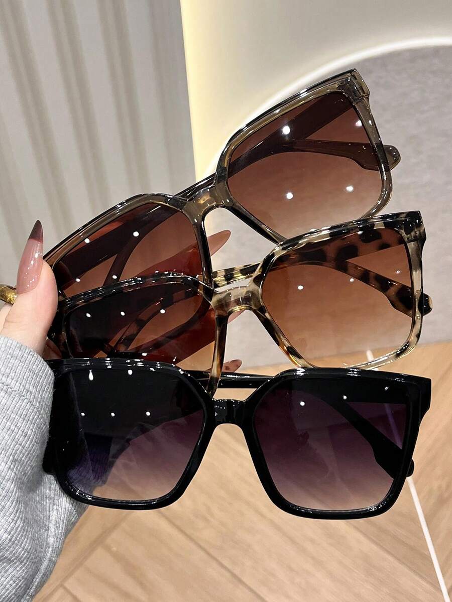3pcs Geometric Plastic Square  - Women'S Vintage Accessories ulasan dan harga