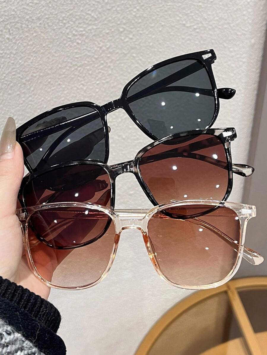 3pcs Geometric Plastic Square  - Women'S Vintage Accessories ulasan dan harga