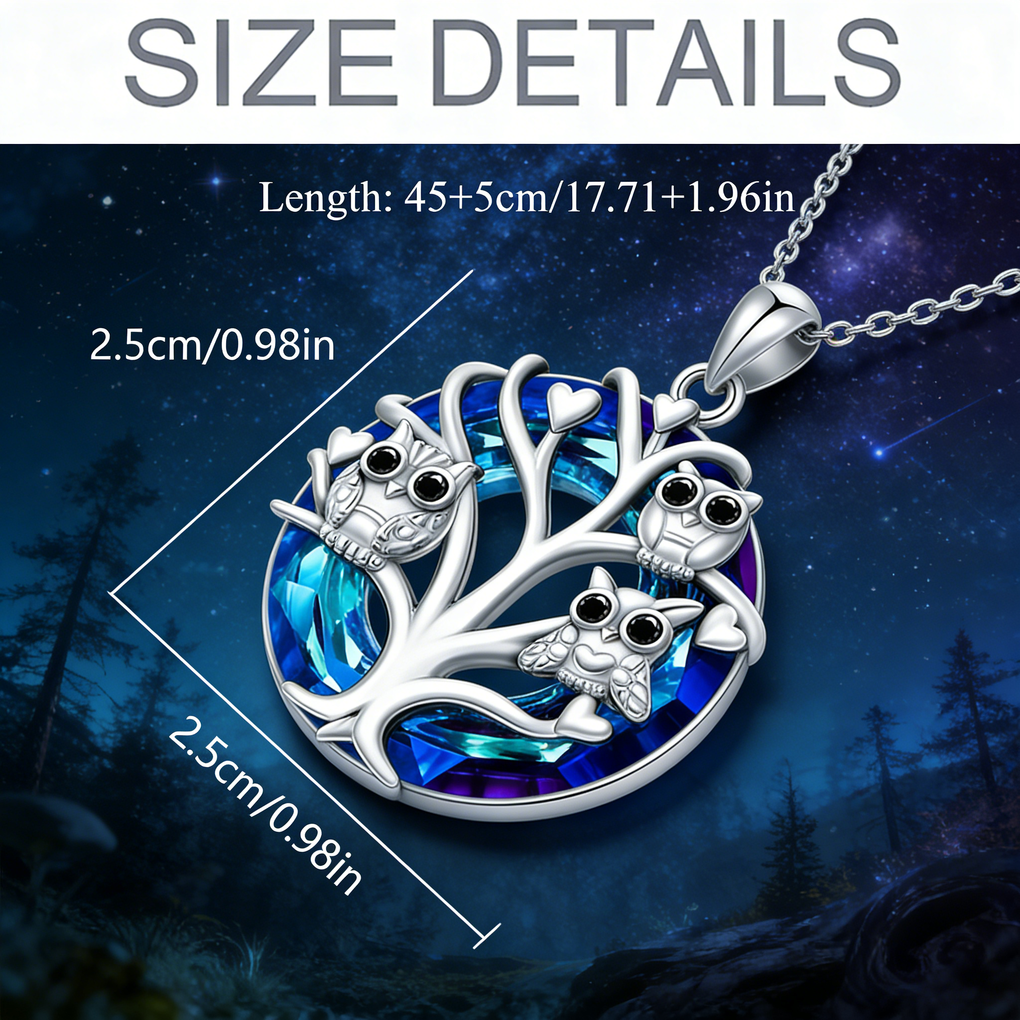 Zinc Alloy Tree Of Life Three  - Women Accessories Meaning ulasan dan harga