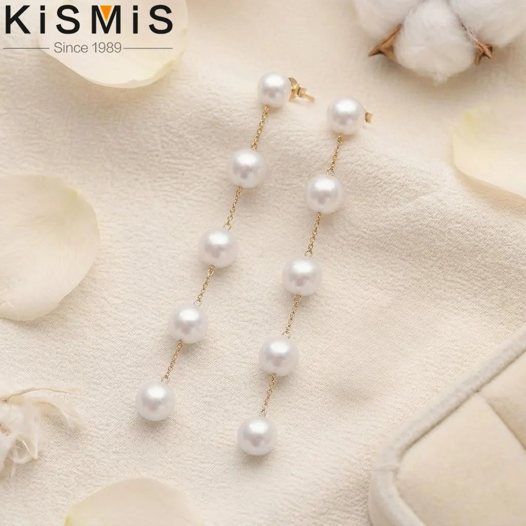Pearl Earrings Long Chain Tass - Women'S Accessories Gift Ideas ulasan dan harga