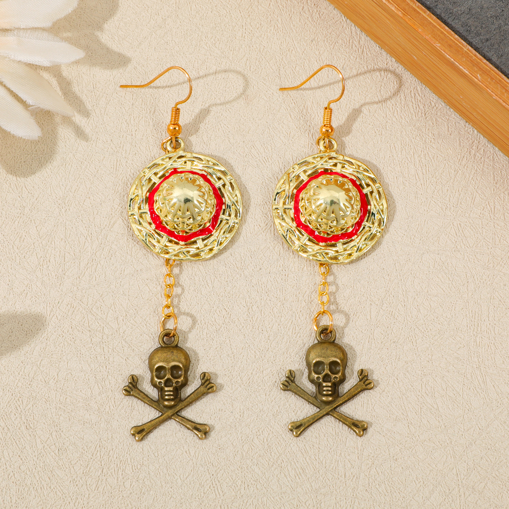 One Piece Luffy Anime Skull Da - Women'S Vintage Accessories ulasan dan harga