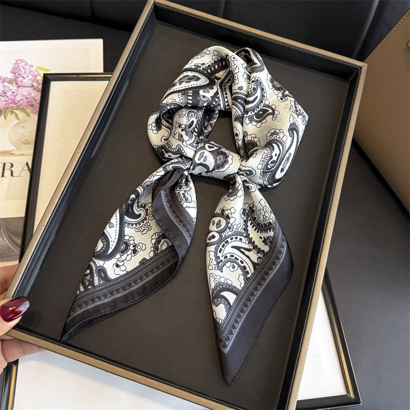 Hijab Square Scarf Silk Fashio - Women Accessories Brands ulasan dan harga