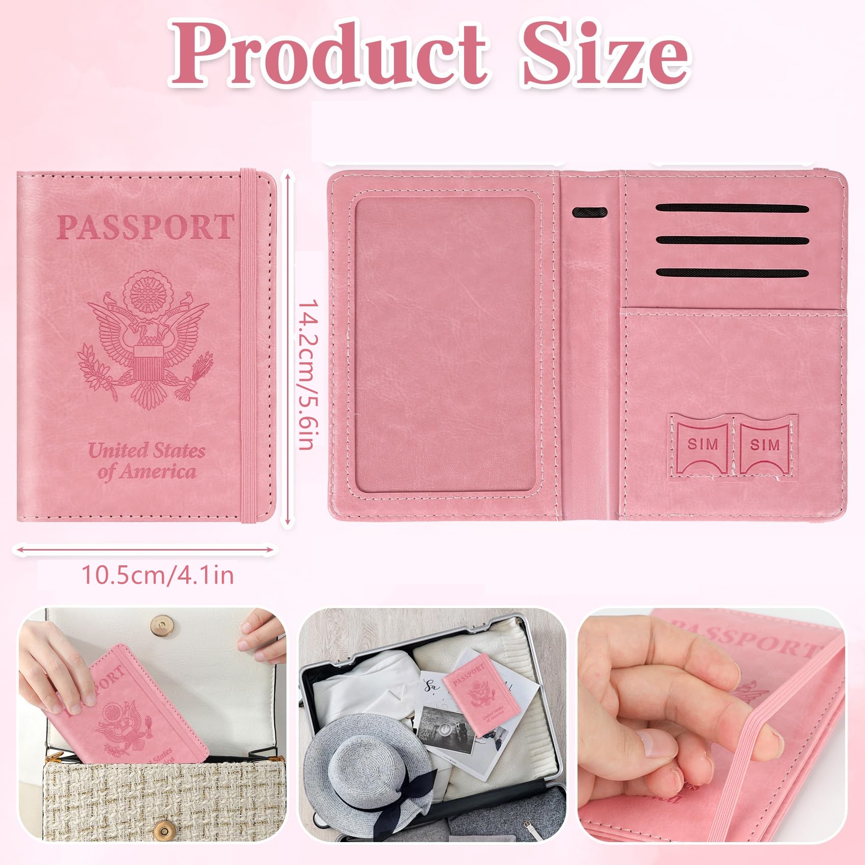 Passport Holder for Travel, Rf - Women'S Accessories Wallet ulasan dan harga