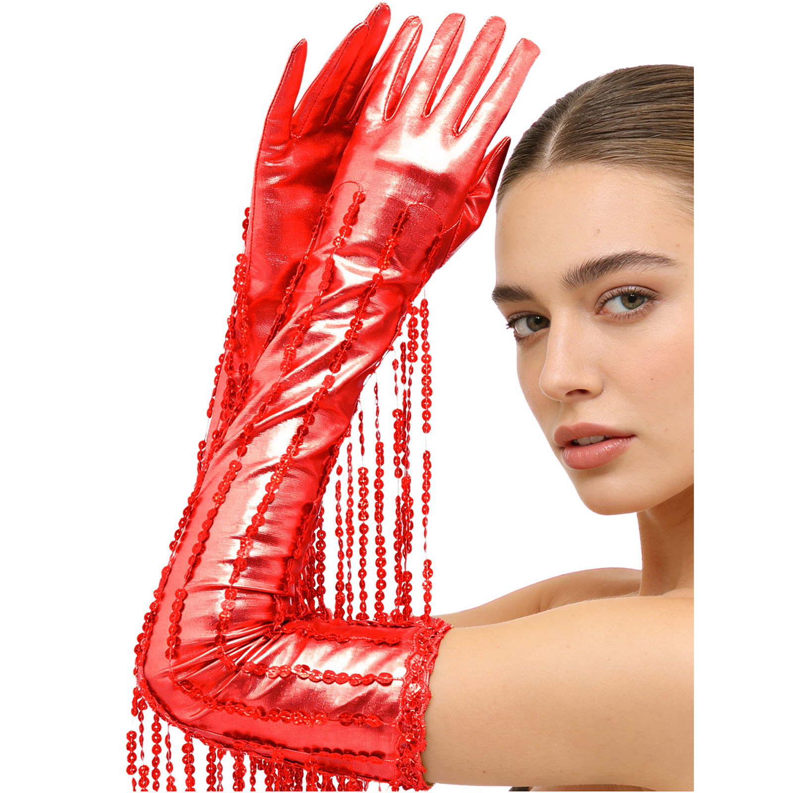 Womens Dazzling Sequin Fringe  - Women'S Accessories In The 1920S ulasan dan harga
