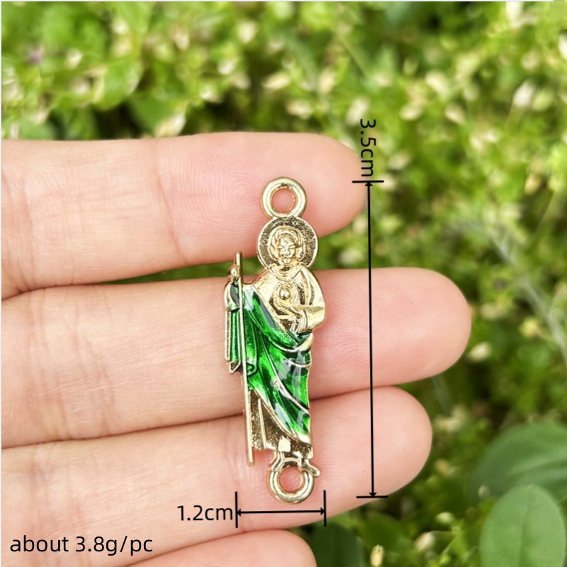 10PCS Green Saint Jude Bracele - Women Juda Accessories ulasan dan harga