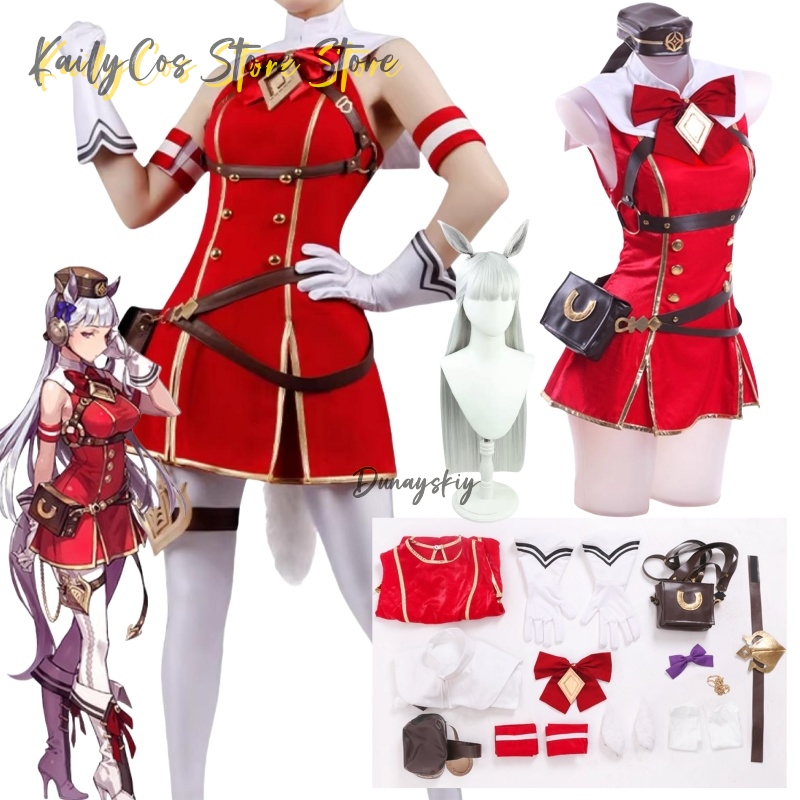 Gold Ship Cosplay Costume Wig  - Women'S Ear Accessories ulasan dan harga