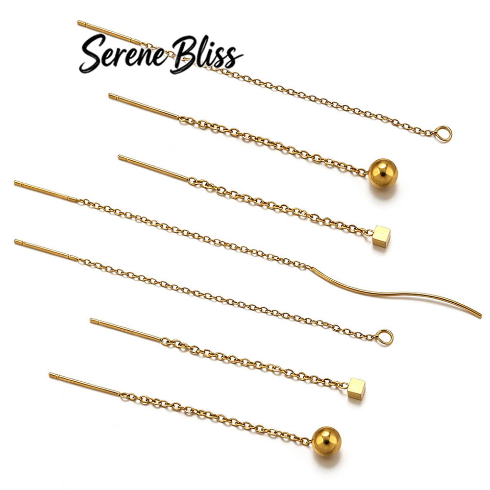 10pcs Stainless Steel Long Ear - Women'S Ear Accessories ulasan dan harga