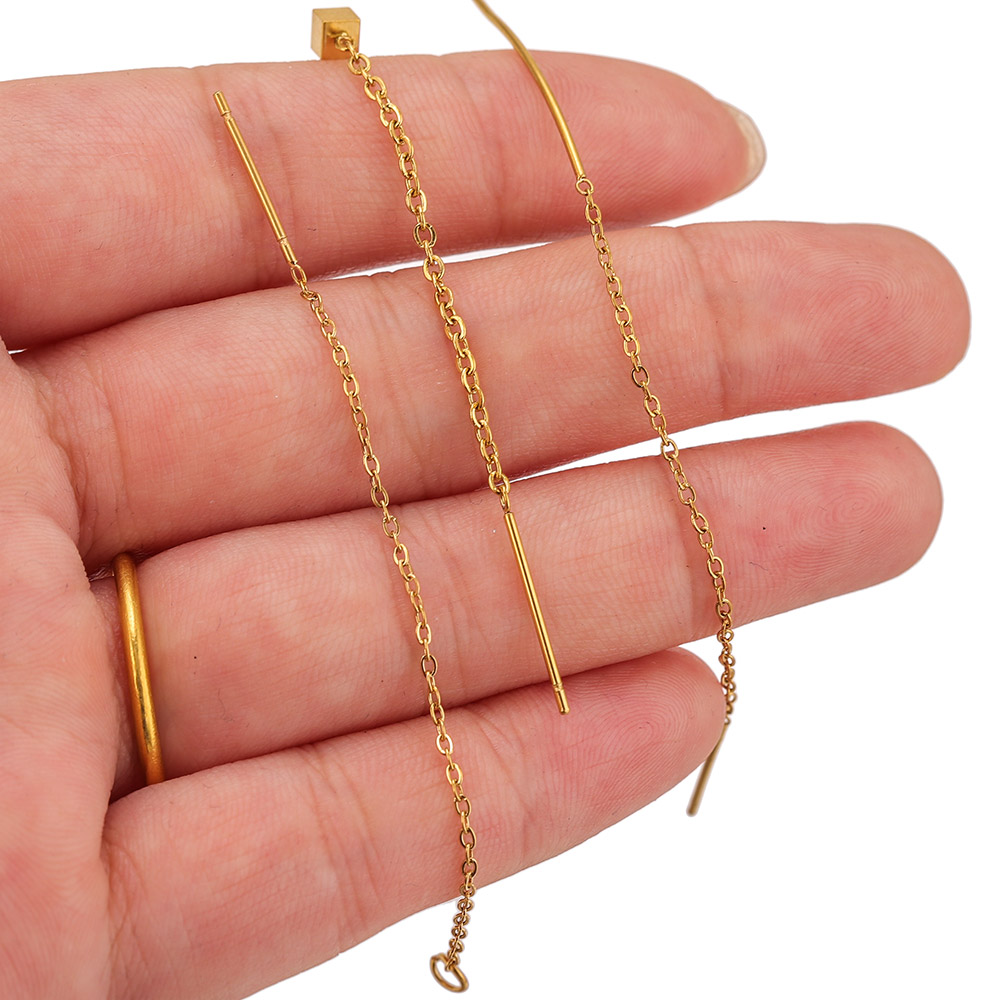 10pcs Stainless Steel Long Ear - Women'S Ear Accessories ulasan dan harga