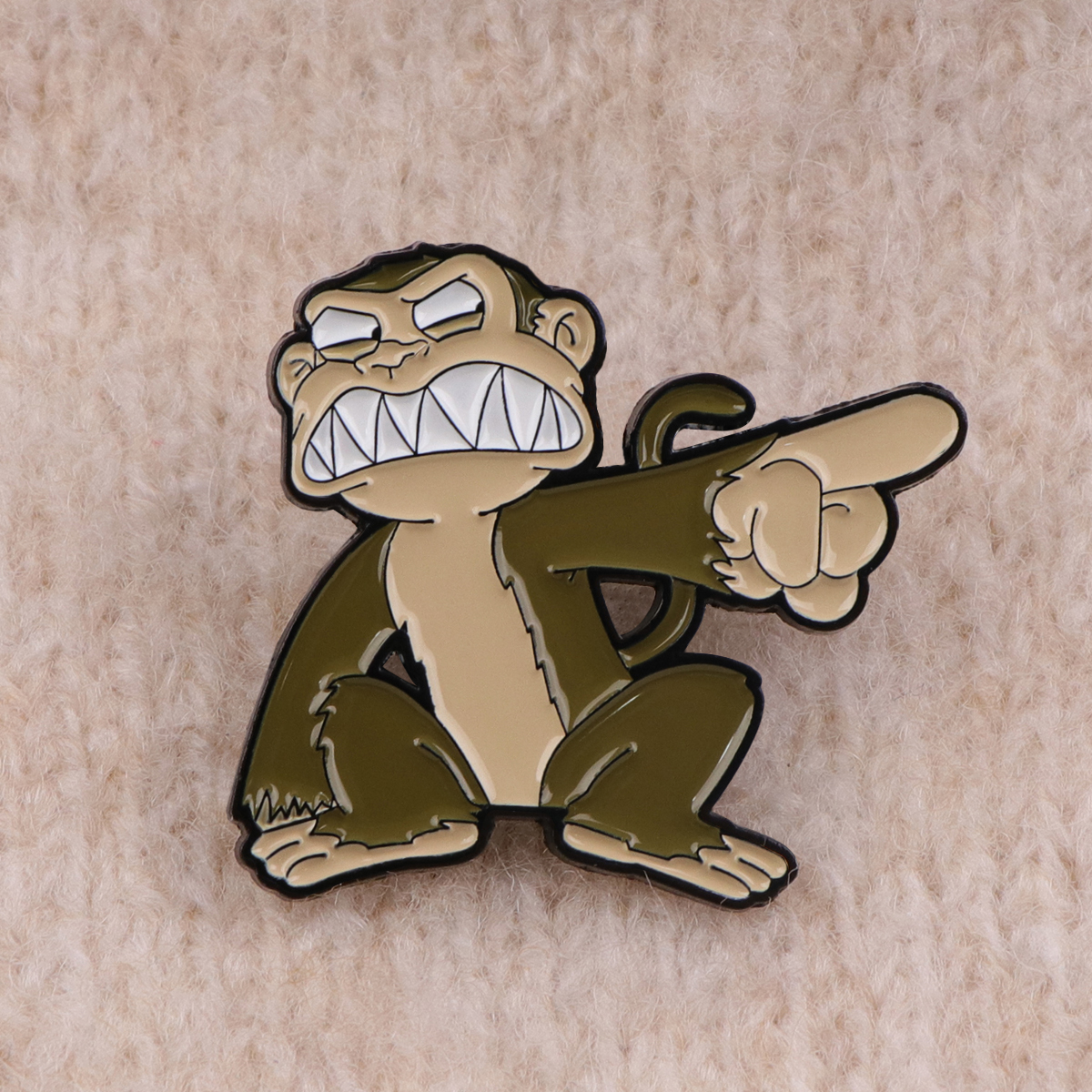 Evil Gorilla Enamel Pins Carto - Women Accessories Picture ulasan dan harga