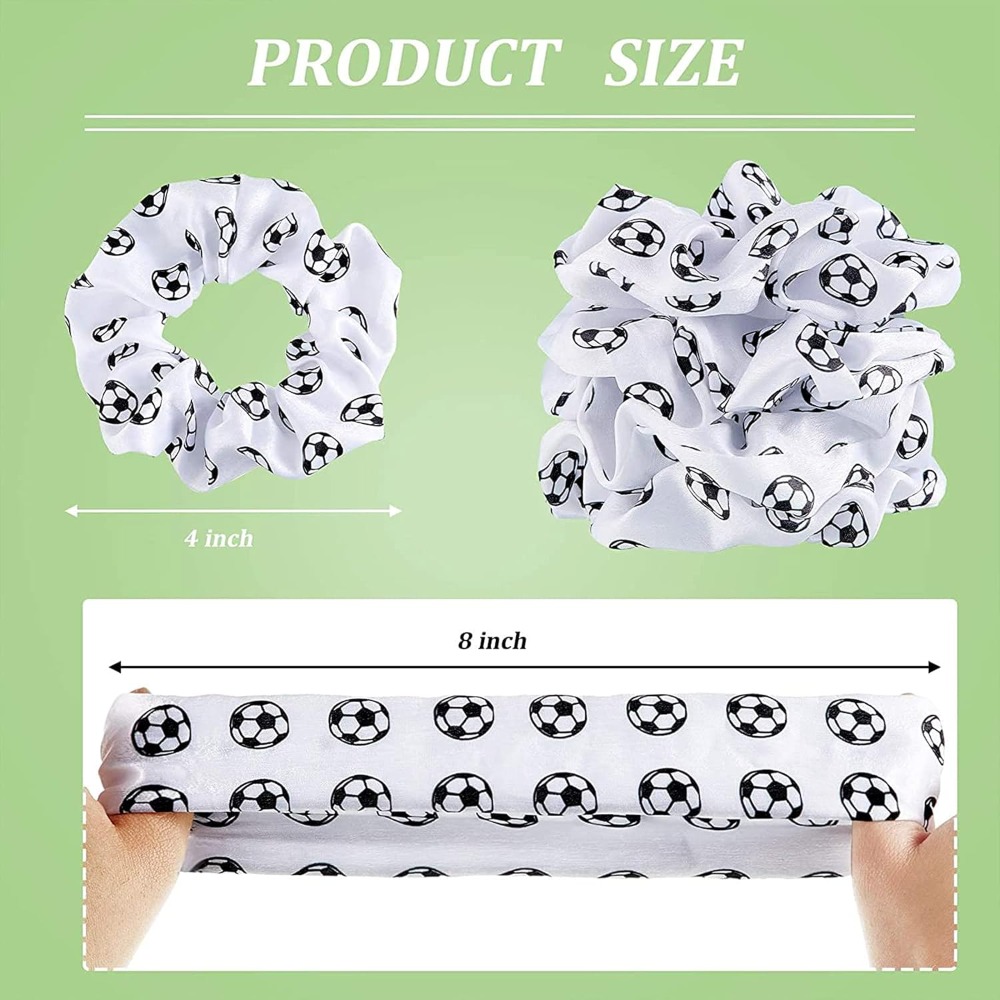 8 Pieces Soccer Hair Scrunchie - Women'S Accessories Coach ulasan dan harga