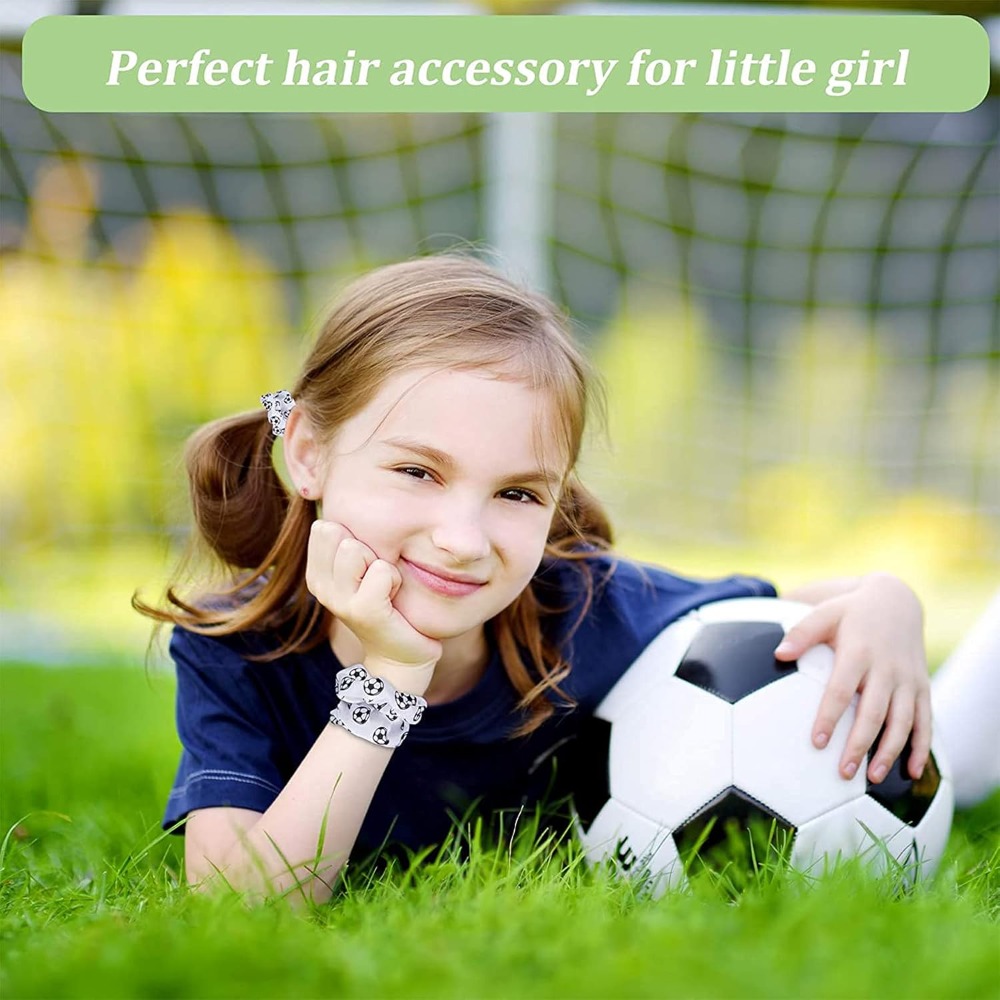 8 Pieces Soccer Hair Scrunchie - Women'S Accessories Coach ulasan dan harga