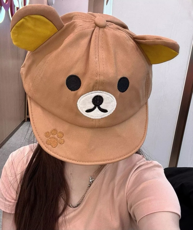 Rilakkuma Bear With Ear Cap Su - Women'S Ear Accessories ulasan dan harga