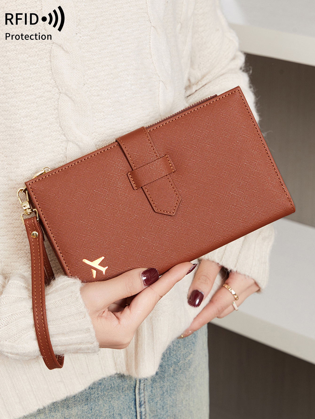 Fashionable PU leather airplan - Women'S Accessories Wallet ulasan dan harga