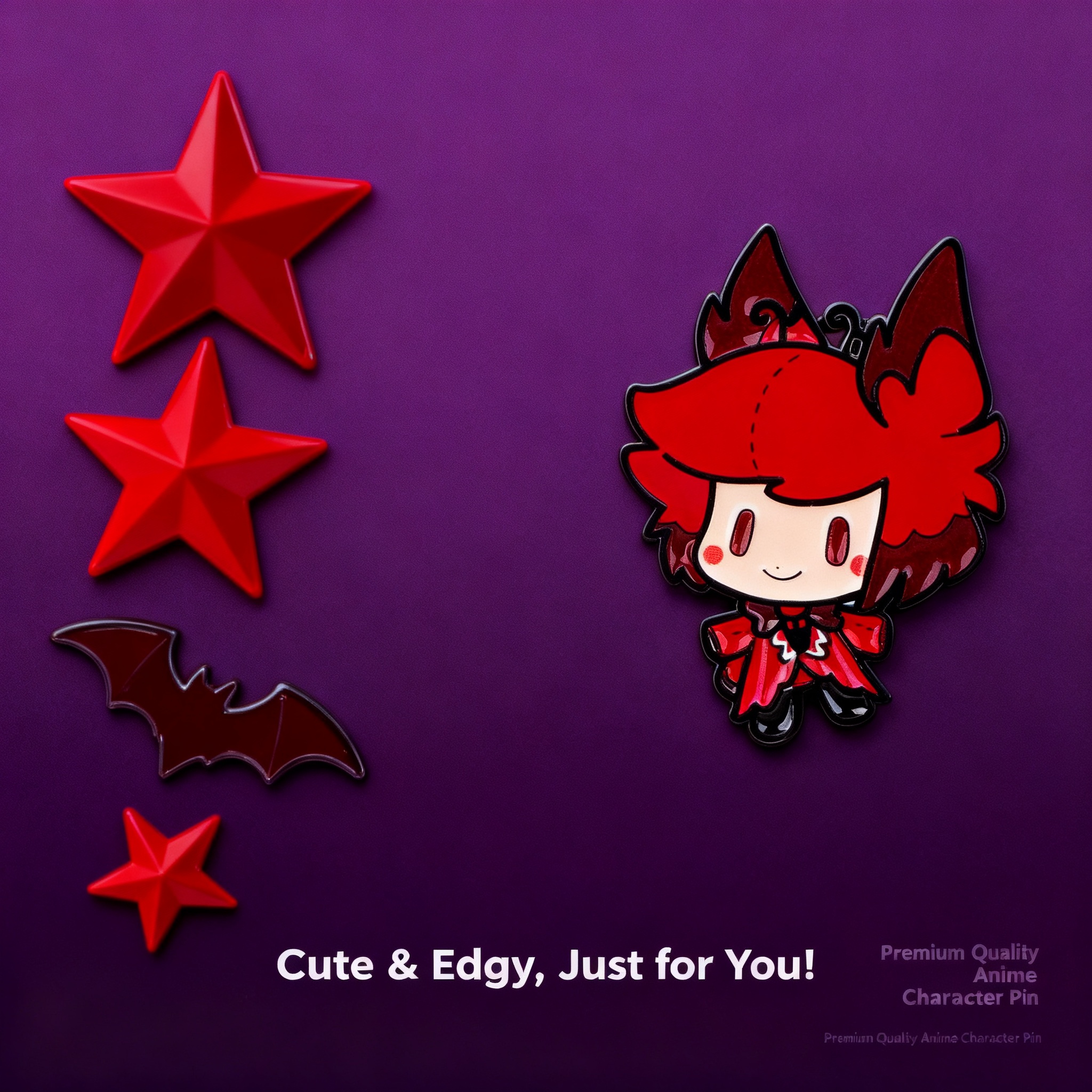 Cute Devils Enamel Pin Cartoon - Women Accessories Picture ulasan dan harga