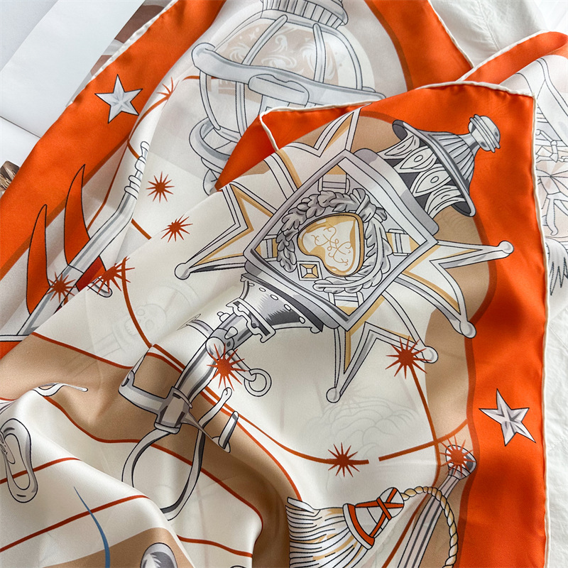 Luxury Brand Scarf Large Silk  - Women Accessories Brands ulasan dan harga