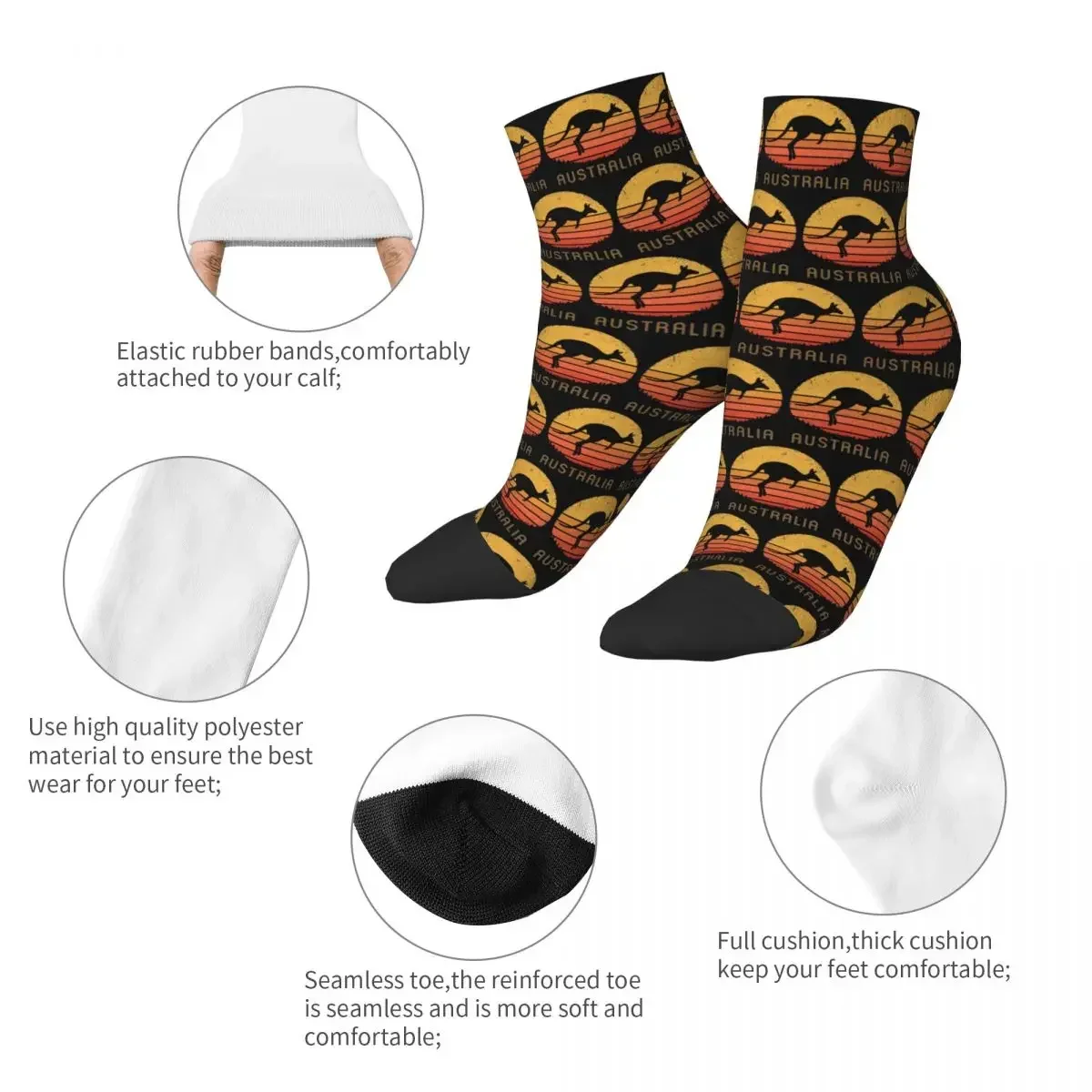 Australia Retro Kangaroo Socks - Women'S Accessories Australia ulasan dan harga