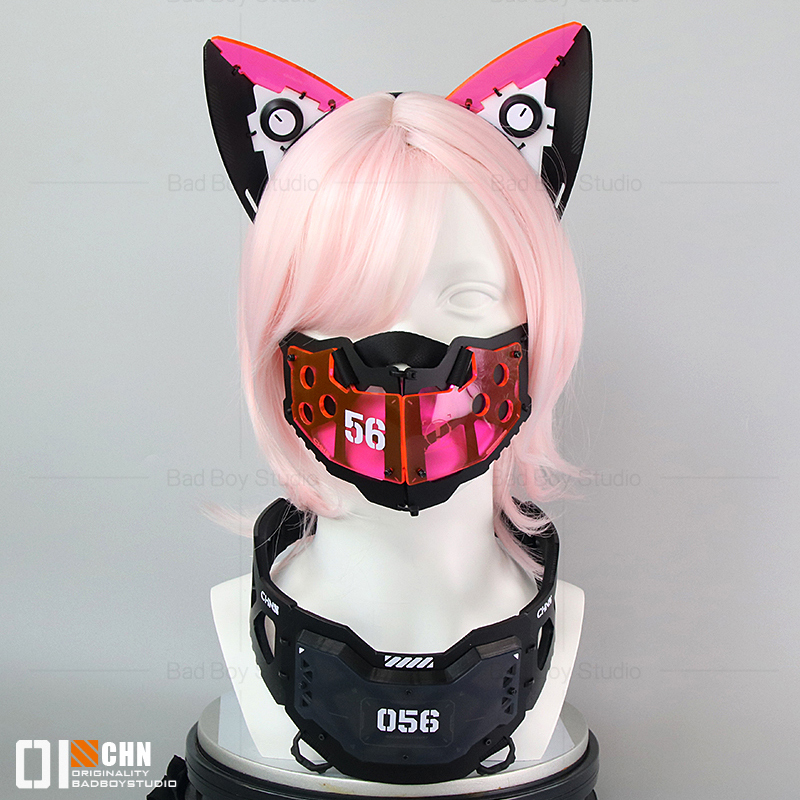 Cyberpunk Cosplay Mask Headban - Women'S Ear Accessories ulasan dan harga