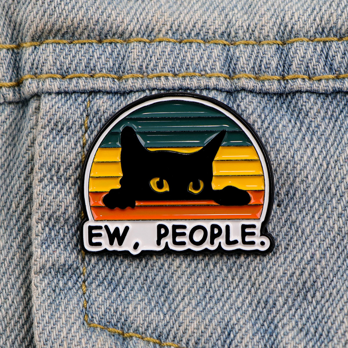 EW PEOPLE Enamel Pin Funny Sar - Women Accessories Picture ulasan dan harga