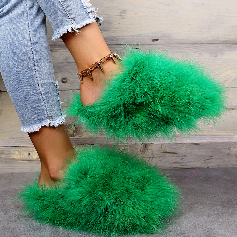 Women Luxury Fur Slippers 2025 - Women'S Accessories Trends 2025 ulasan dan harga