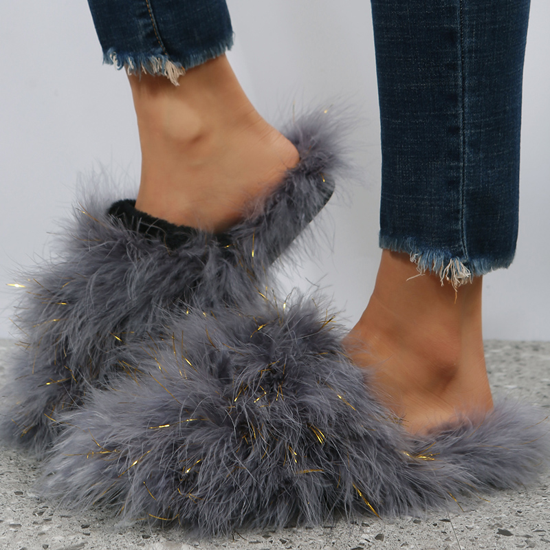Women Luxury Fur Slippers 2025 - Women'S Accessories Trends 2025 ulasan dan harga