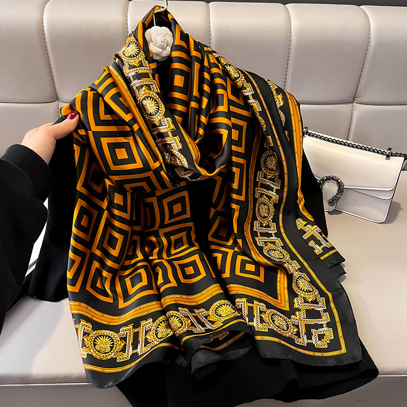 Luxury Brand Silk Scarf Women  - Women Accessories Brands ulasan dan harga