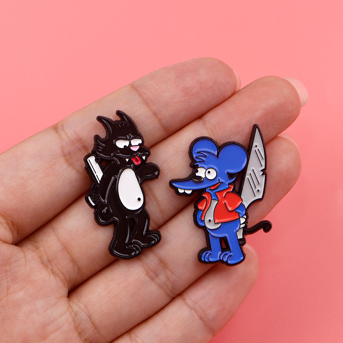 Cute Mouse Enamel Pin Cartoon  - Women Accessories Picture ulasan dan harga