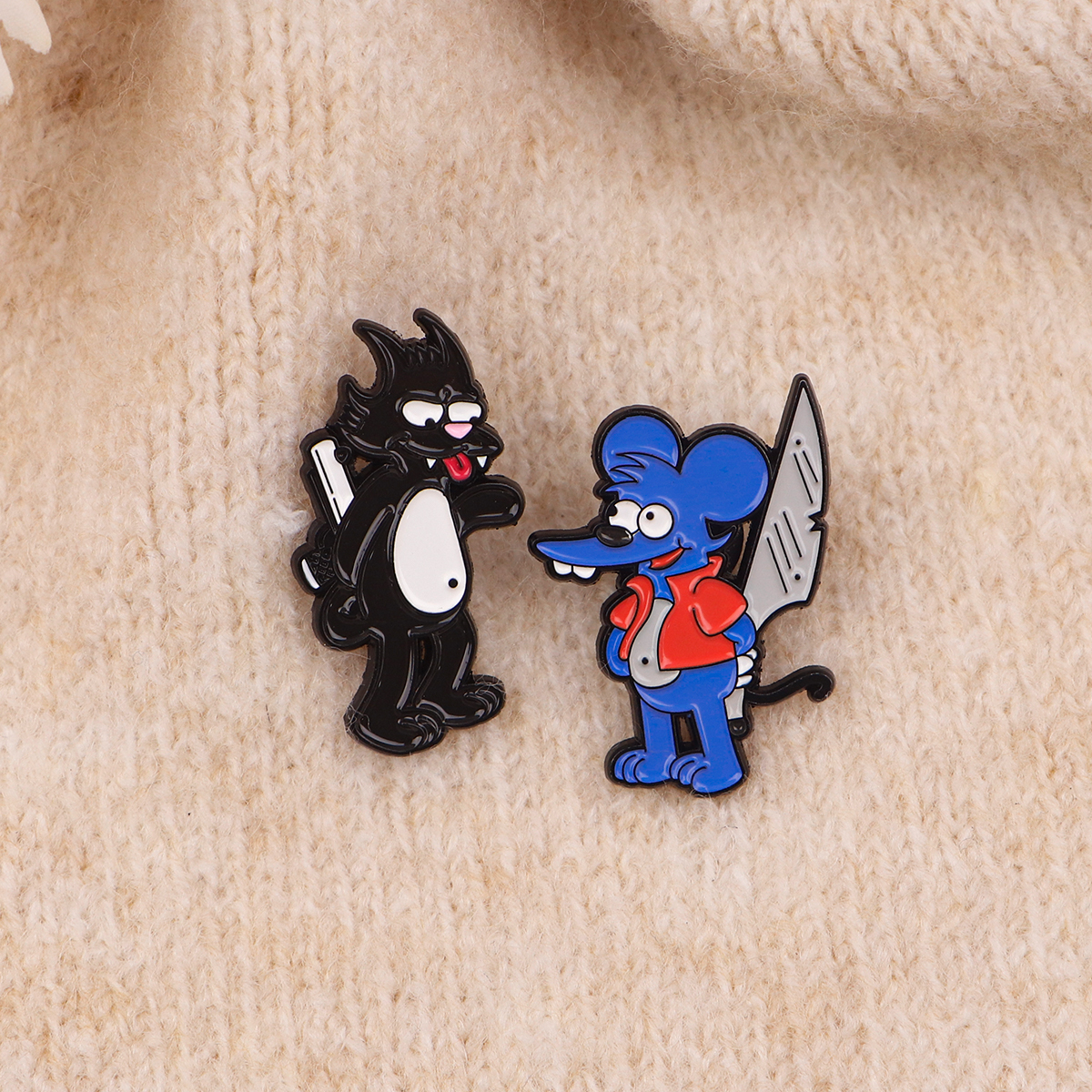 Cute Mouse Enamel Pin Cartoon  - Women Accessories Picture ulasan dan harga