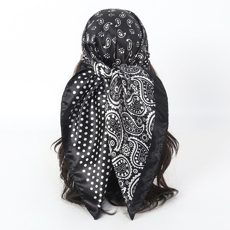 Handkerchiefs Hair Silk Scarf  - Women Accessories Brands ulasan dan harga