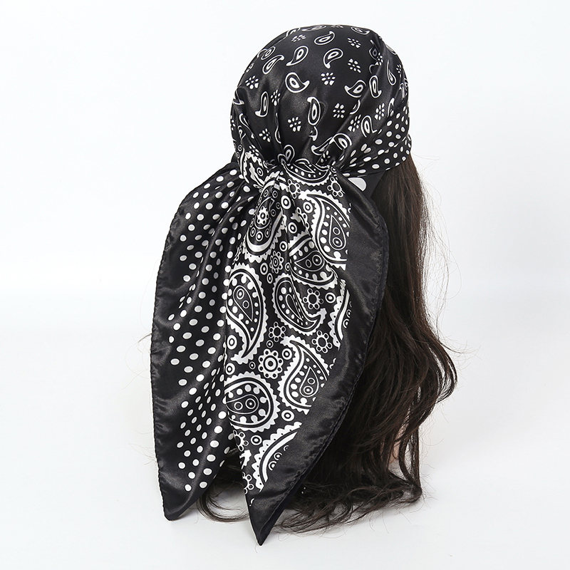 Handkerchiefs Hair Silk Scarf  - Women Accessories Brands ulasan dan harga