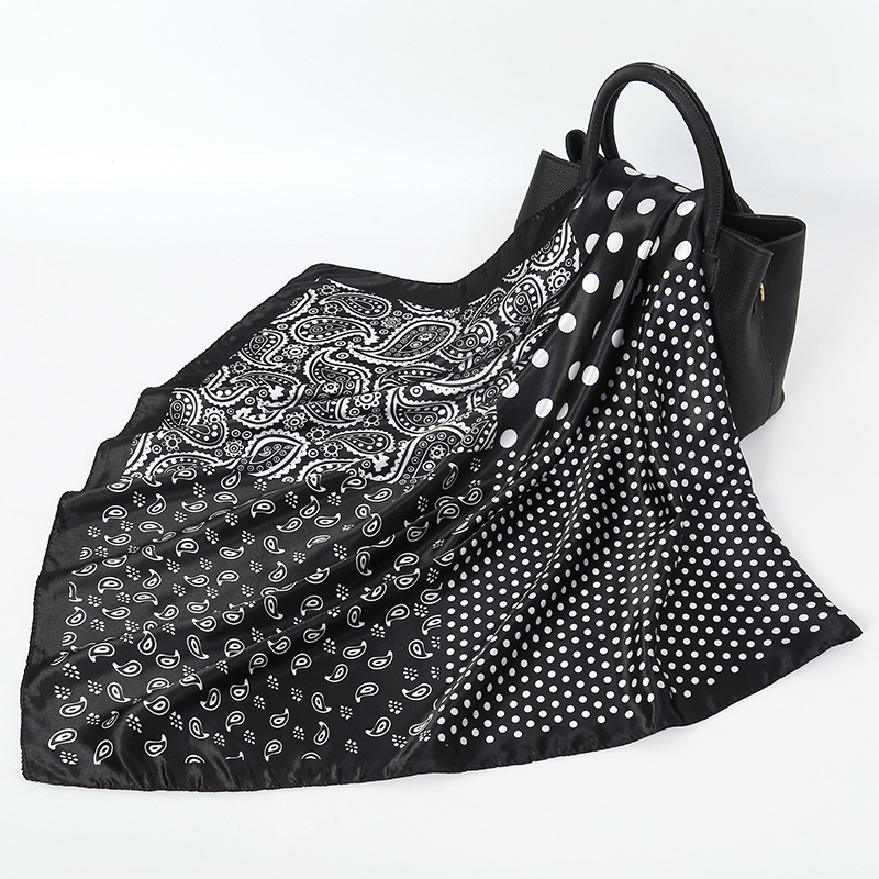 Handkerchiefs Hair Silk Scarf  - Women Accessories Brands ulasan dan harga