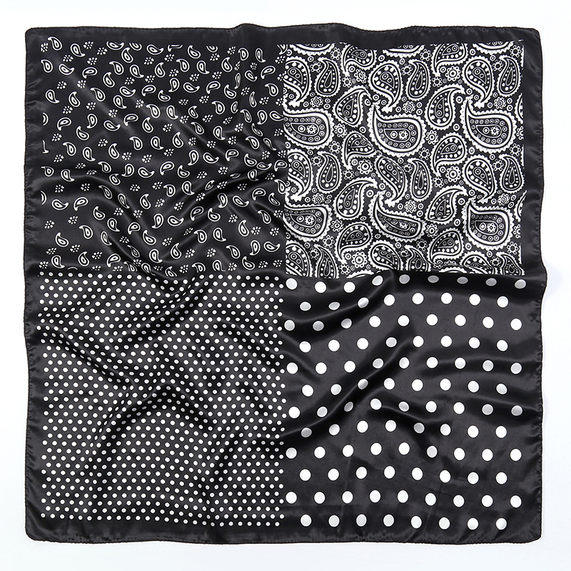 Handkerchiefs Hair Silk Scarf  - Women Accessories Brands ulasan dan harga