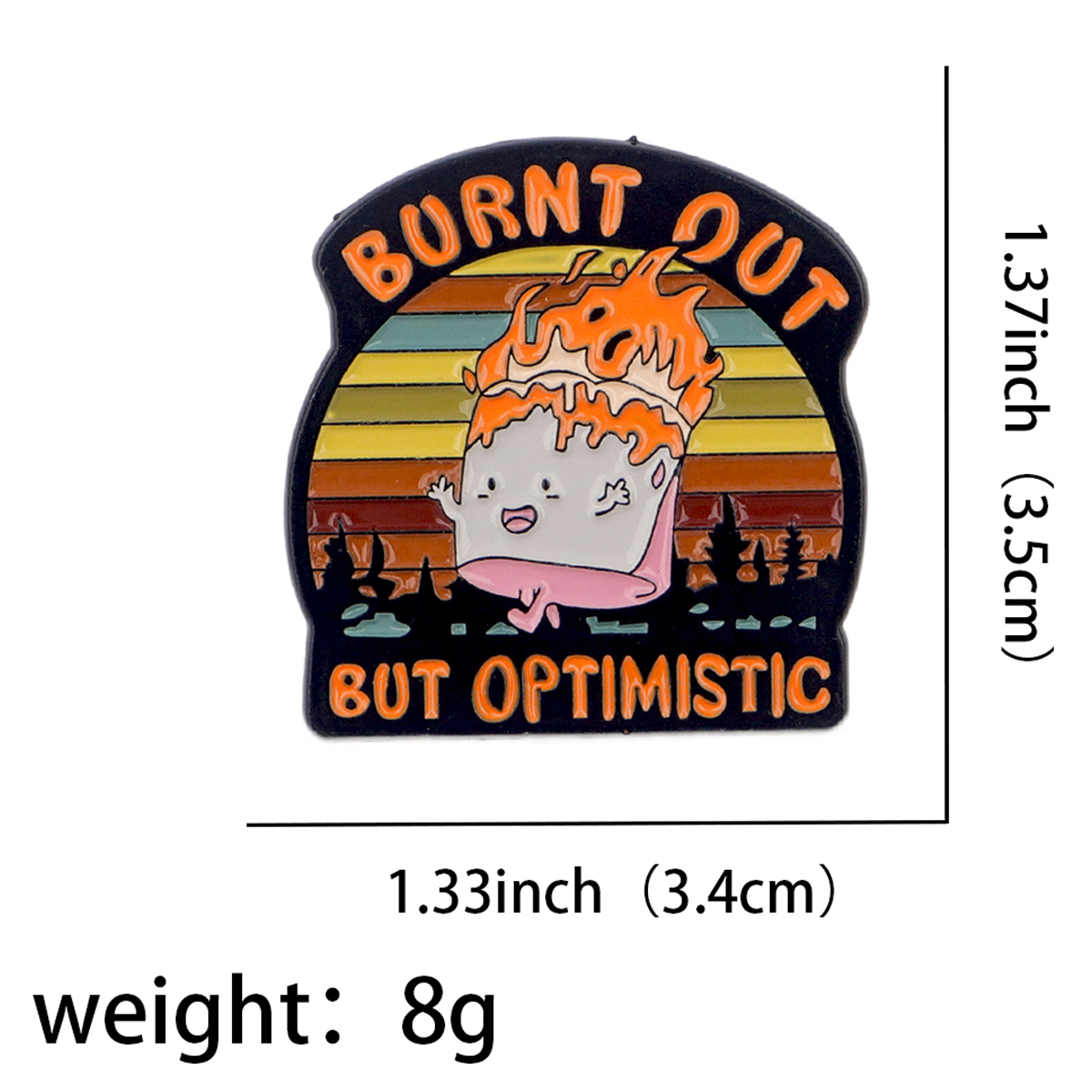 Fire Badges Enamel Pin Brooche - Women Accessories Picture ulasan dan harga