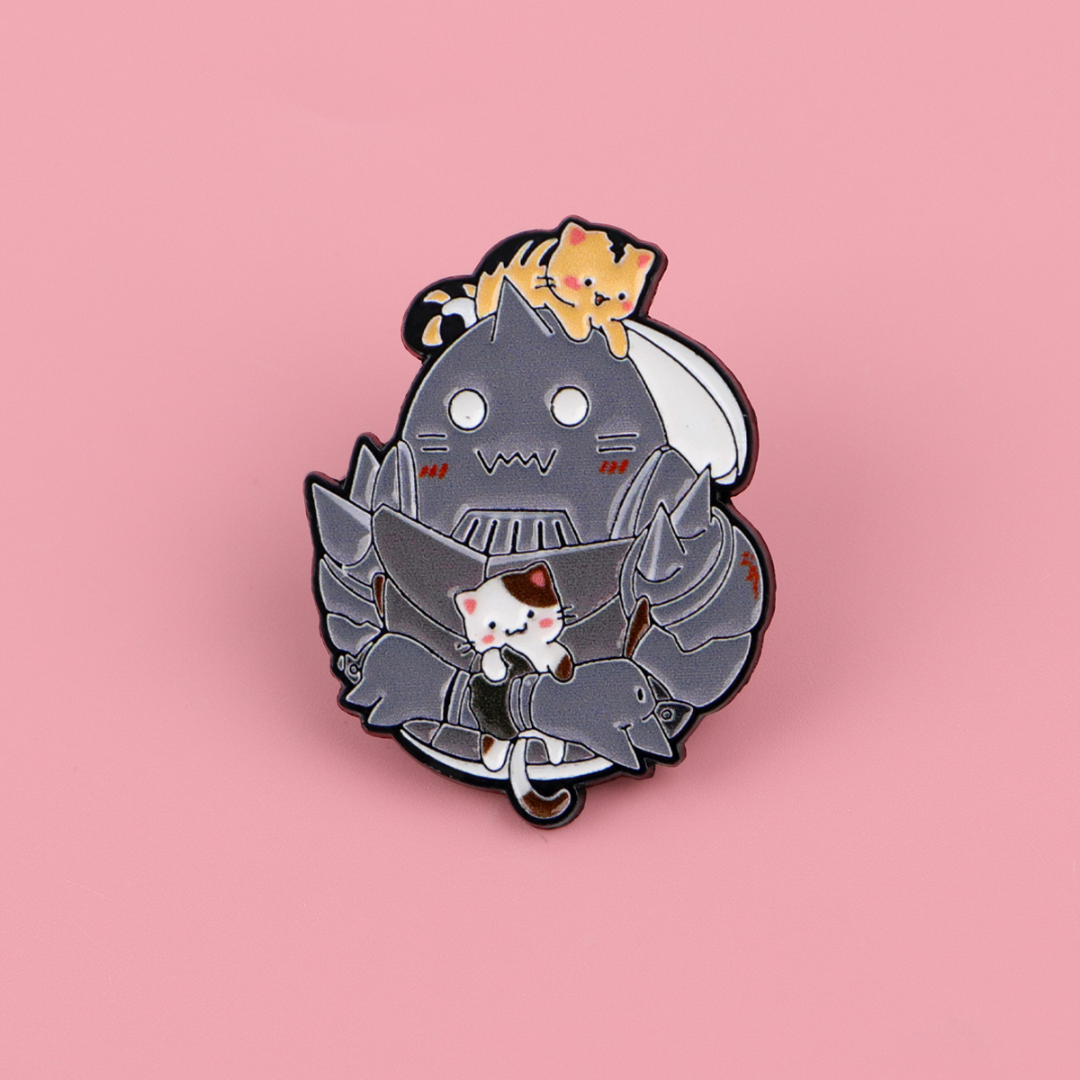 Cute Cat Enamel Pin Manga Anim - Women Accessories Picture ulasan dan harga