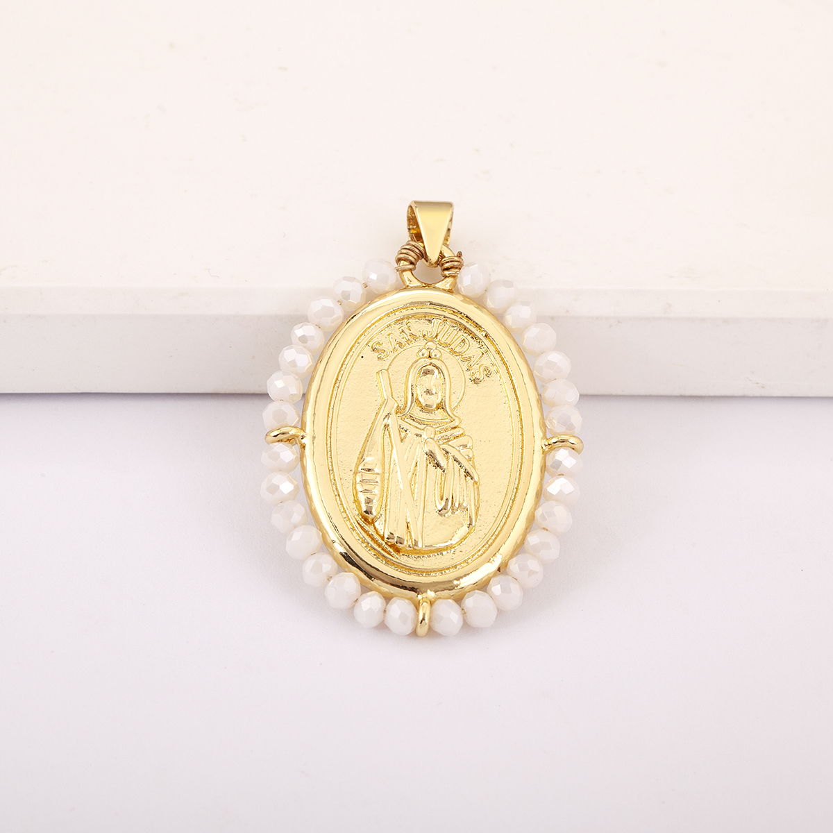 Retro Religion Sun Judas Oval  - Women Juda Accessories ulasan dan harga