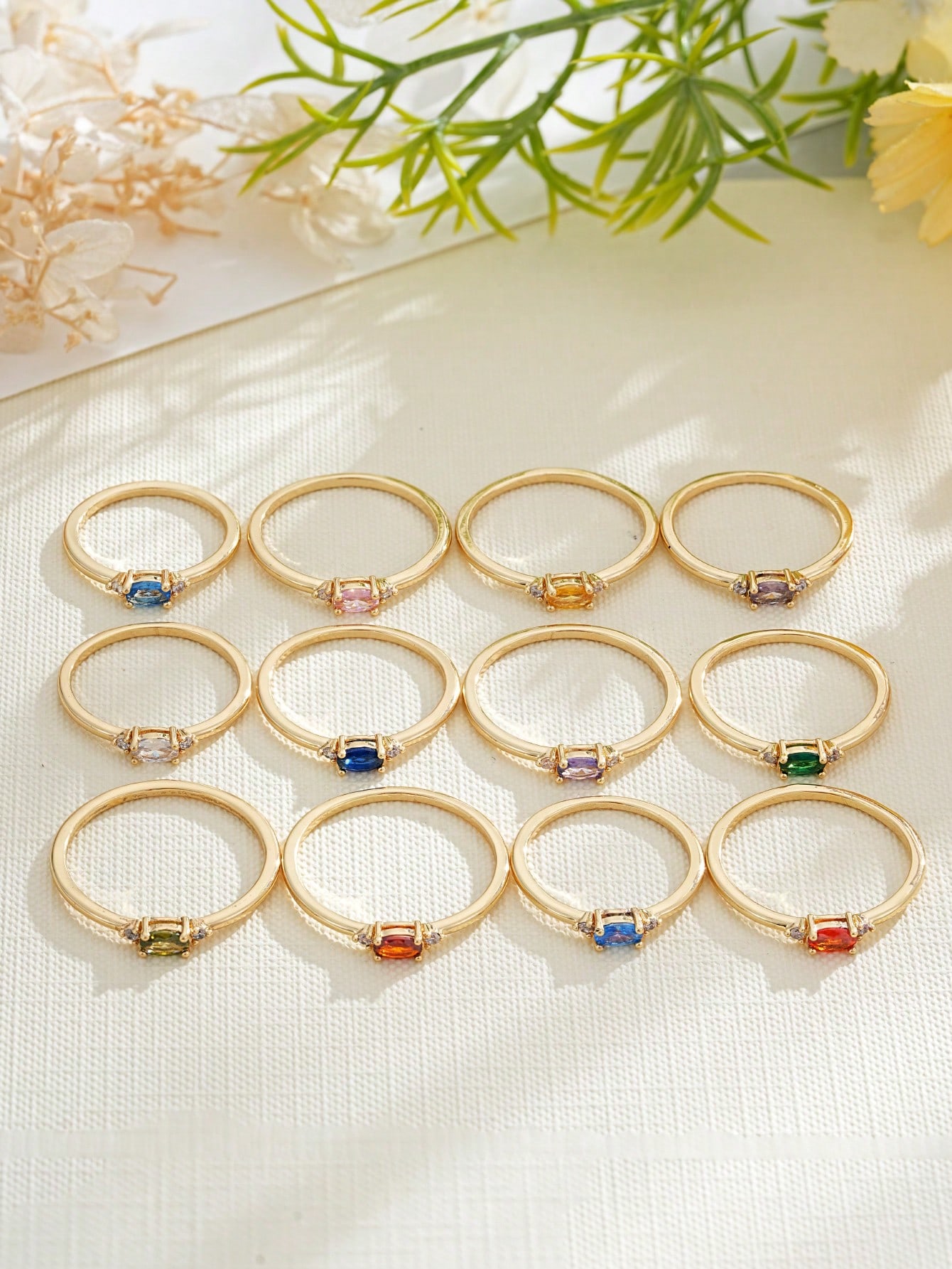 1Pc 18K Gold Plated December B - Women Accessories Meaning ulasan dan harga