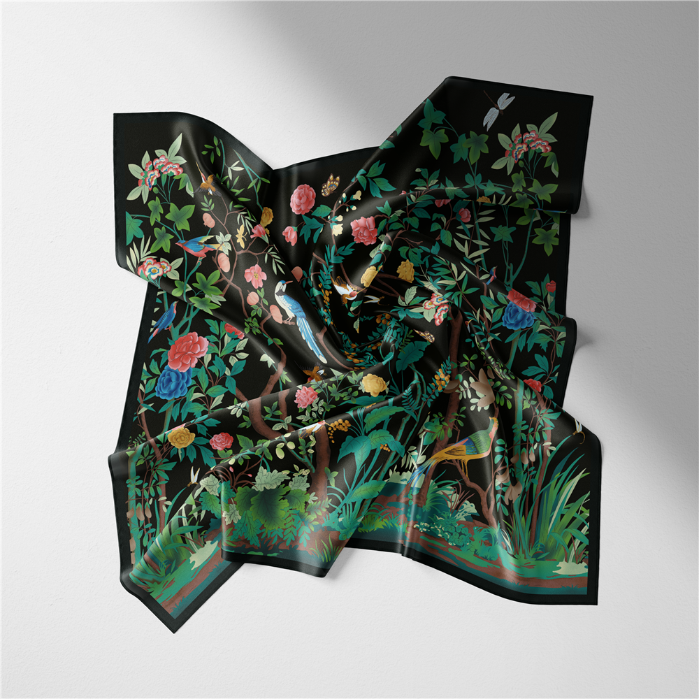 53cm Brand Square Scarf Woman  - Women Accessories Brands ulasan dan harga