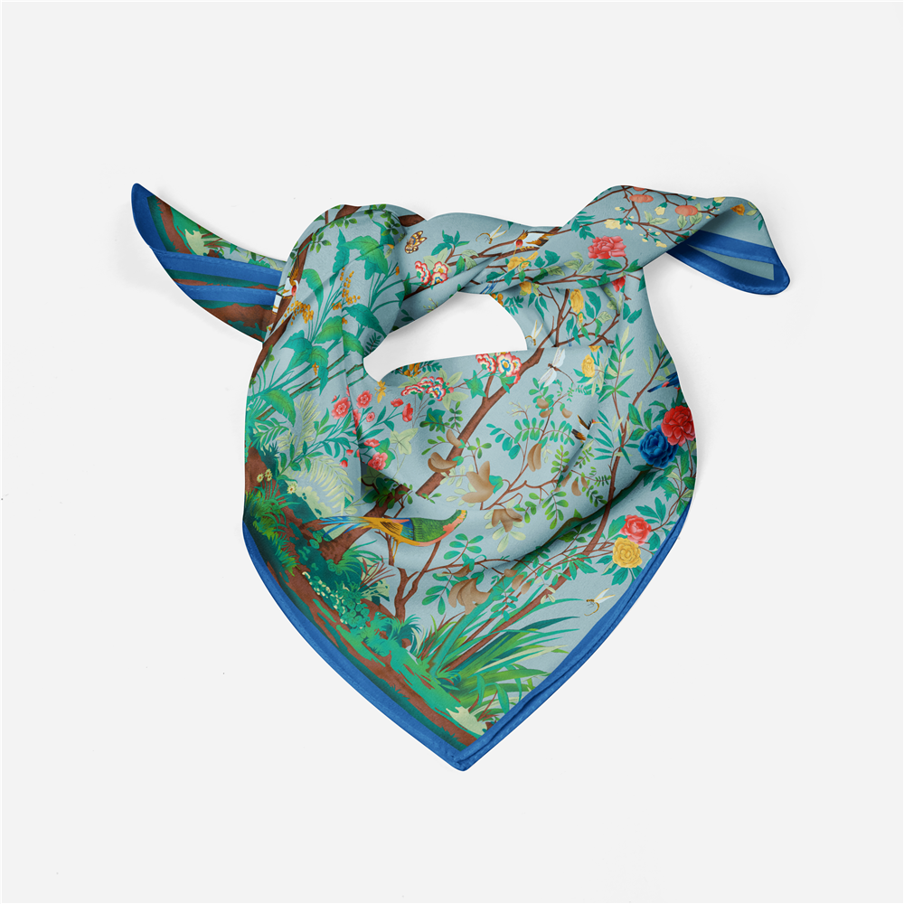 53cm Brand Square Scarf Woman  - Women Accessories Brands ulasan dan harga