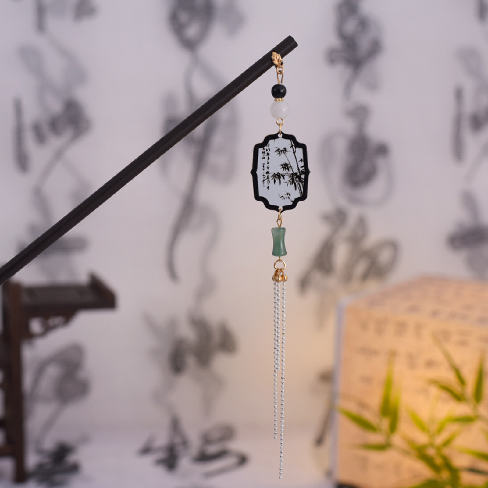 Vintage Wooden Hairpin For Wom - Women'S Vintage Accessories ulasan dan harga