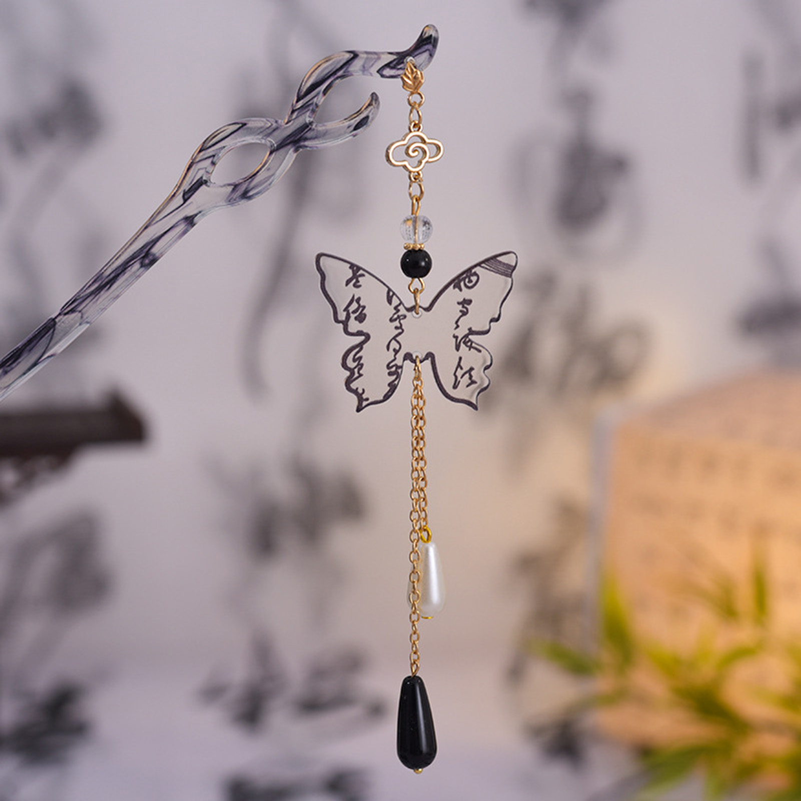 Vintage Wooden Hairpin For Wom - Women'S Vintage Accessories ulasan dan harga